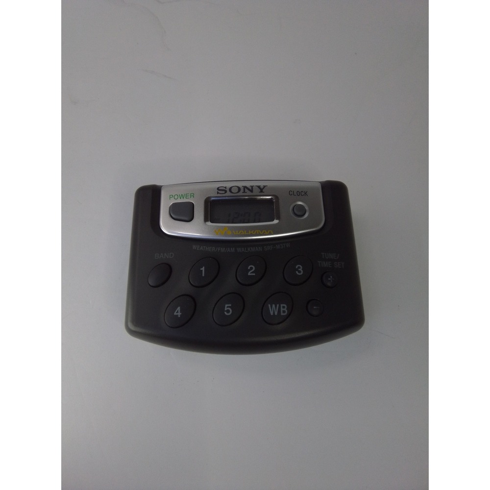 Sony Walkman SRF-M37W Digital FM AM Weather Band Portable Radio Used Tested